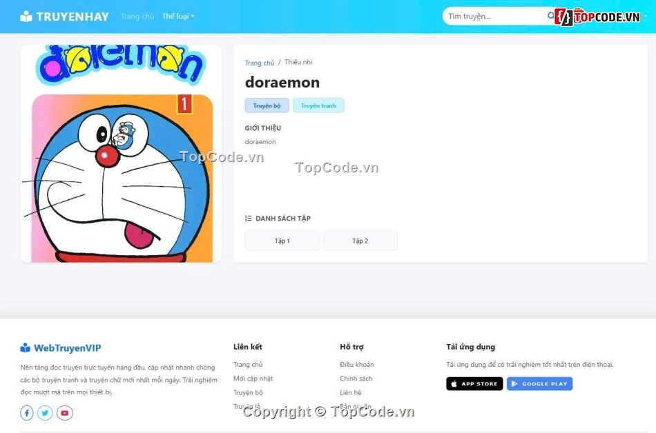 giao diện,đọc truyện,truyện